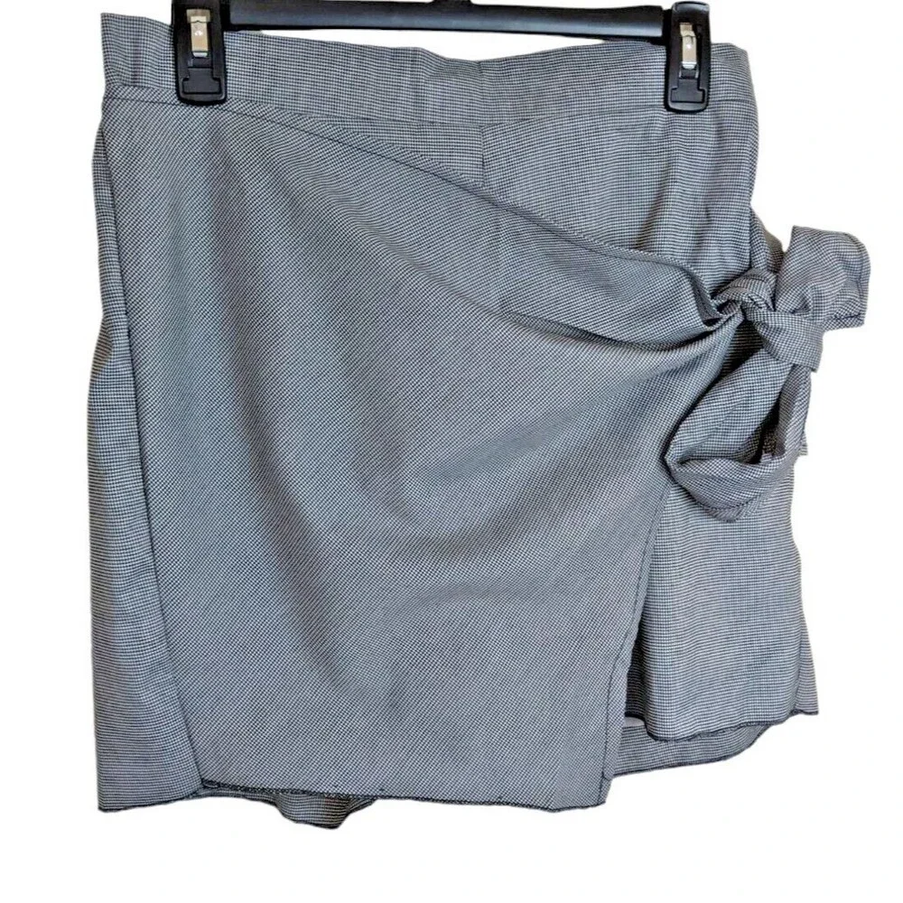 Free People Movement Skort Faux Wrap High Rise Elastic Back Small